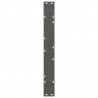 Nogi do stołu jadalnego 2 szt. Antracyt 80x(72-73,3) cm Stal