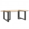 Nogi do stolika kawowego w kształcie litery T 2 szt. Antracyt 60x25x(42-43) cm Stal