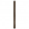 Nogi do stołu barowego Naturalna stal 2 szt. 50x(100-101) cm Stal
