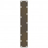 Nogi do stołu barowego Naturalna stal 2 szt. 50x(100-101) cm Stal