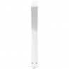 Nogi do stołu jadalnego 2 szt. Białe 90x(72-73,3) cm Stal