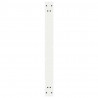 Nogi do stołu jadalnego 2 szt. Białe 90x(72-73,3) cm Stal