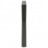Nogi do stołu jadalnego 2 szt. Antracyt 90x(72-73,3) cm Stal