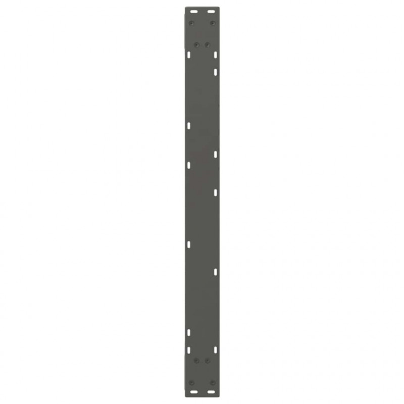 Nogi do stołu jadalnego 2 szt. Antracyt 90x(72-73,3) cm Stal