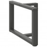 Nogi do stolika kawowego w kształcie litery T 2 szt. Antracyt 70x25x(42-43) cm Stal