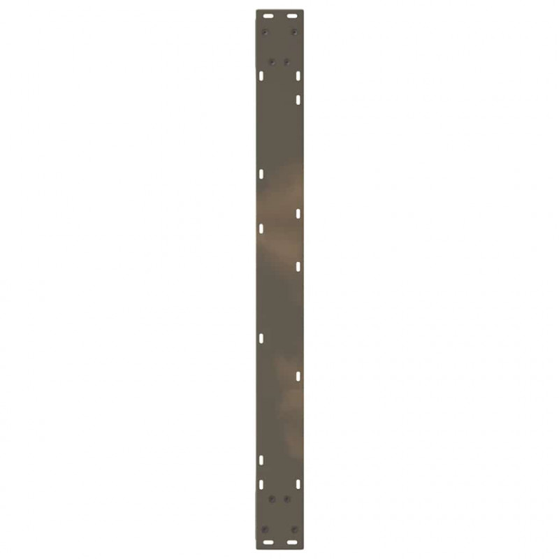 Nogi do stołu jadalnego 2 szt. Naturalna stal 90x(72-73,3) cm Stal
