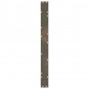 Nogi do stołu jadalnego 2 szt. Naturalna stal 90x(72-73,3) cm Stal