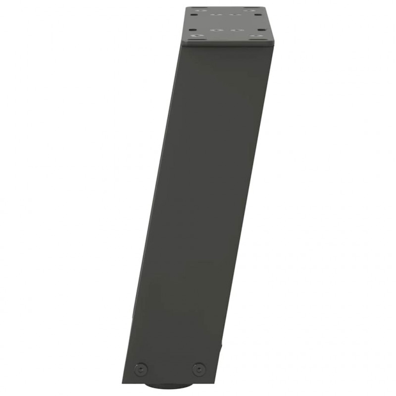 Nogi do stolika kawowego w kształcie litery U 2 szt. Antracyt 30x(30-31) cm Stal
