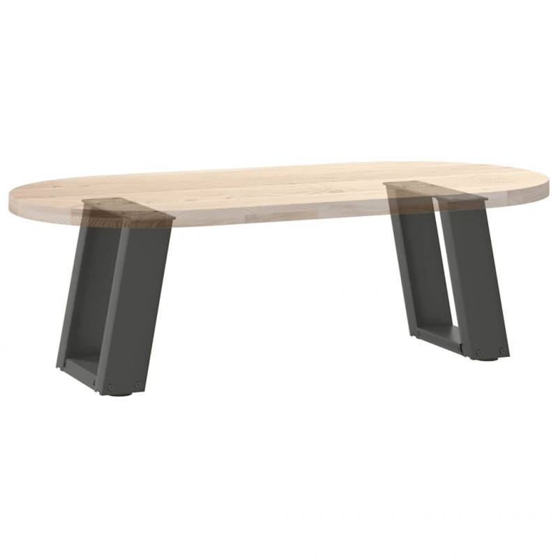 Nogi do stolika kawowego w kształcie litery U 2 szt. Antracyt 30x(30-31) cm Stal