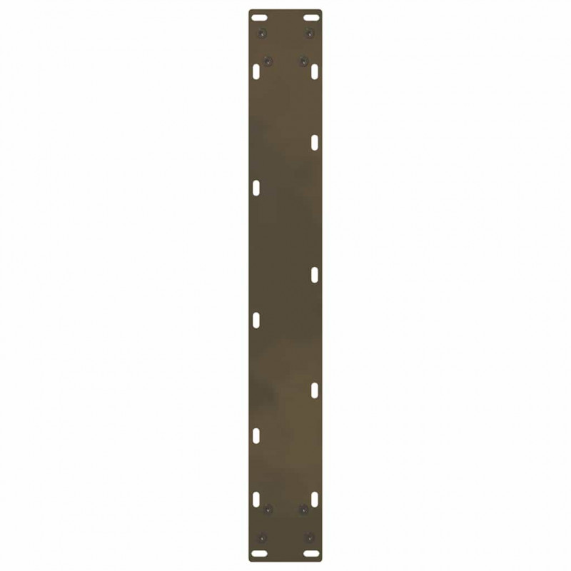 Nogi do stołu barowego Naturalna stal 2 szt. 60x(100-101) cm Stal