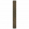 Nogi do stołu barowego Naturalna stal 2 szt. 60x(100-101) cm Stal