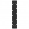 Nogi do stołu barowego czarne 2 szt. 40x(110-111) cm stal