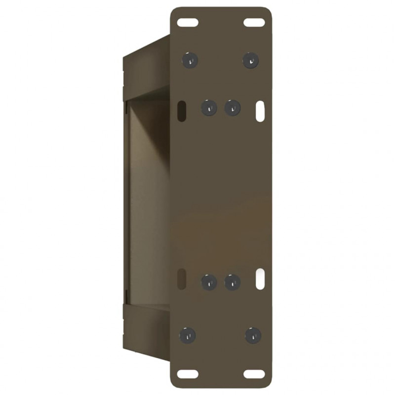 Nogi do stolika kawowego w kształcie litery U 2 szt. Naturalna stal 30x(30-31) cm Stal