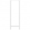 Nogi do stołu barowego białe 2 szt. 40x(110-111) cm stal
