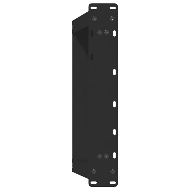 Nogi do stolika kawowego w kształcie litery U 2 szt. Czarne 40x(30-31) cm Stal