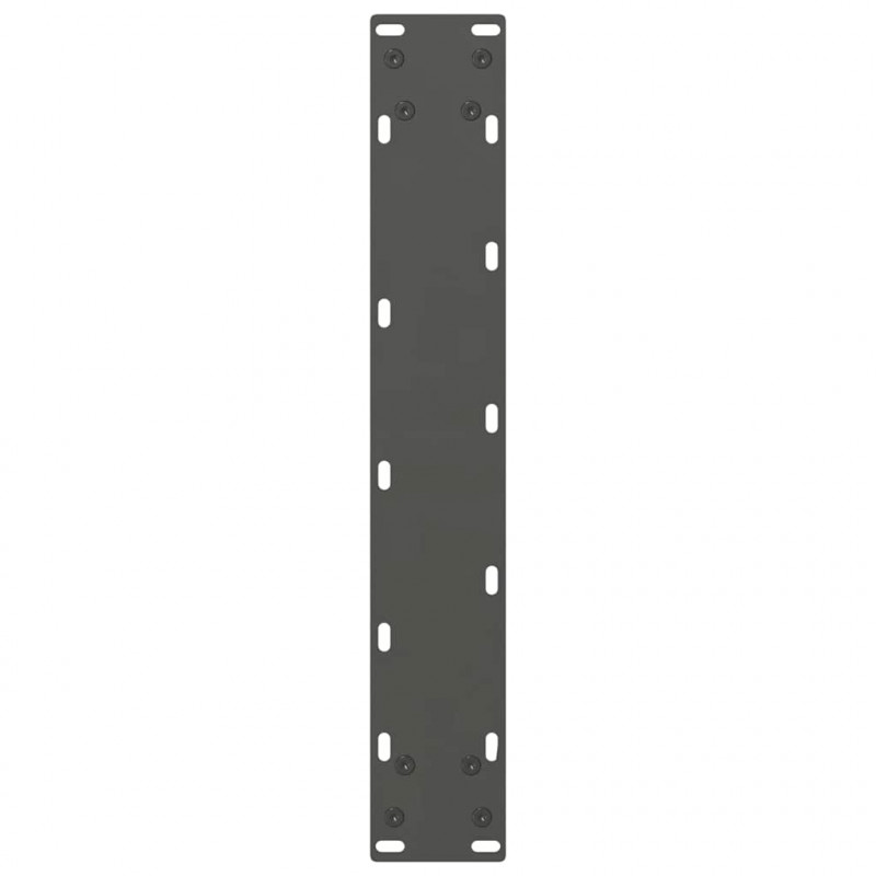 Nogi do stołu barowego Antracyt 2 szt. 40x(110-111) cm Stal