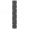 Nogi do stołu barowego Antracyt 2 szt. 40x(110-111) cm Stal
