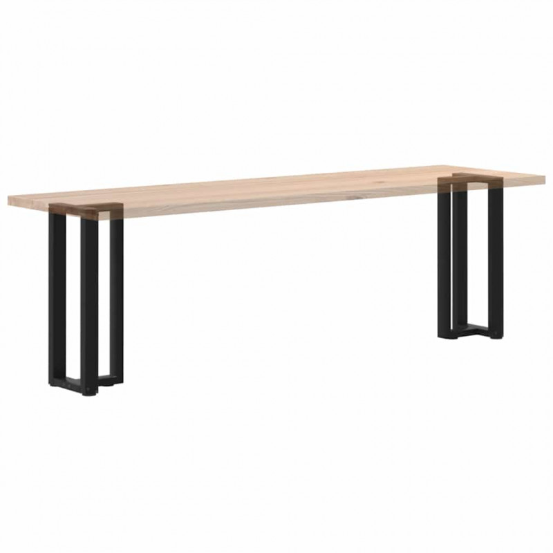 Nogi do stołu konsolowego w kształcie litery T 2 szt. Czarne 38x25x(72-73) cm Stal
