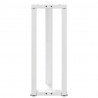 Nogi do stołu konsolowego w kształcie litery T 2 szt. Białe 38x25x(72-73) cm Stal