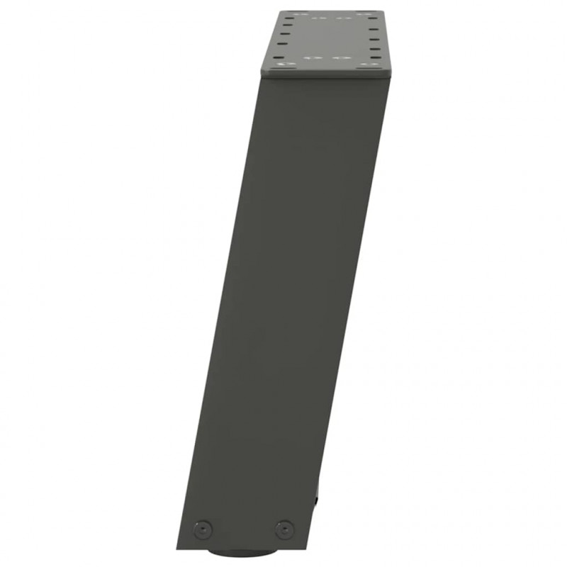 Nogi do stolika kawowego w kształcie litery U 2 szt. Antracyt 40x(30-31) cm Stal