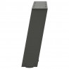 Nogi do stolika kawowego w kształcie litery U 2 szt. Antracyt 40x(30-31) cm Stal