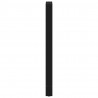 Nogi do stołu barowego czarne 2 szt. 50x(110-111) cm stal