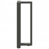 Nogi do stołu konsolowego w kształcie litery T 2 szt. Antracyt 38x25x(72-73) cm Stal