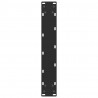 Nogi do stołu barowego czarne 2 szt. 50x(110-111) cm stal