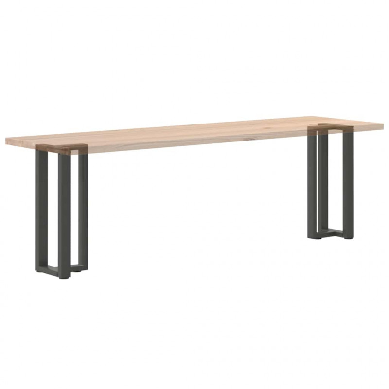 Nogi do stołu konsolowego w kształcie litery T 2 szt. Antracyt 38x25x(72-73) cm Stal