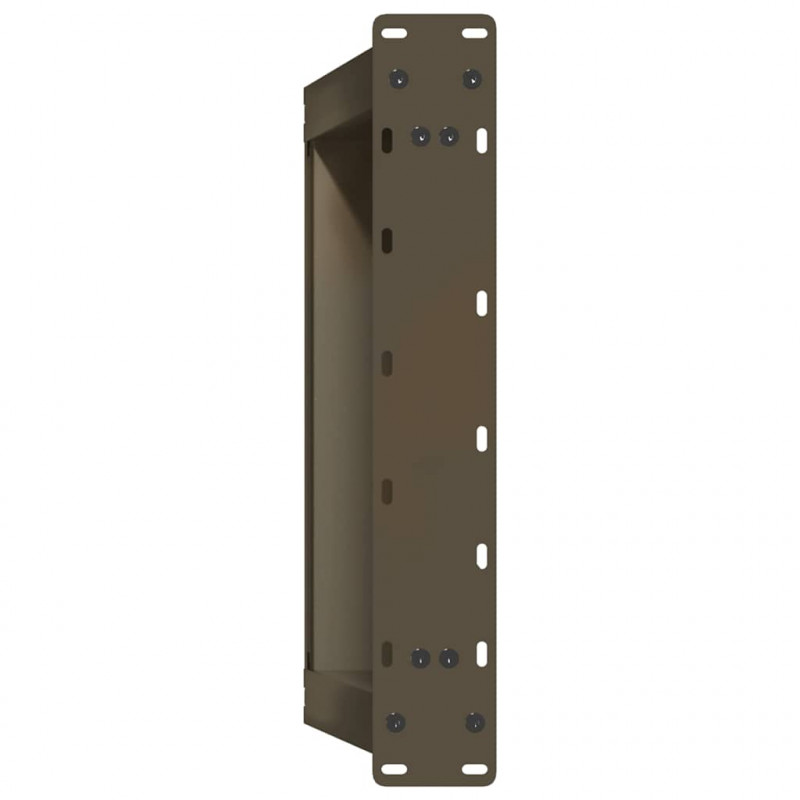 Nogi do stolika kawowego w kształcie litery U 2 szt. Naturalna stal 40x(30-31) cm Stal