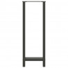 Nogi do stołu barowego Antracyt 2 szt. 50x(110-111) cm Stal
