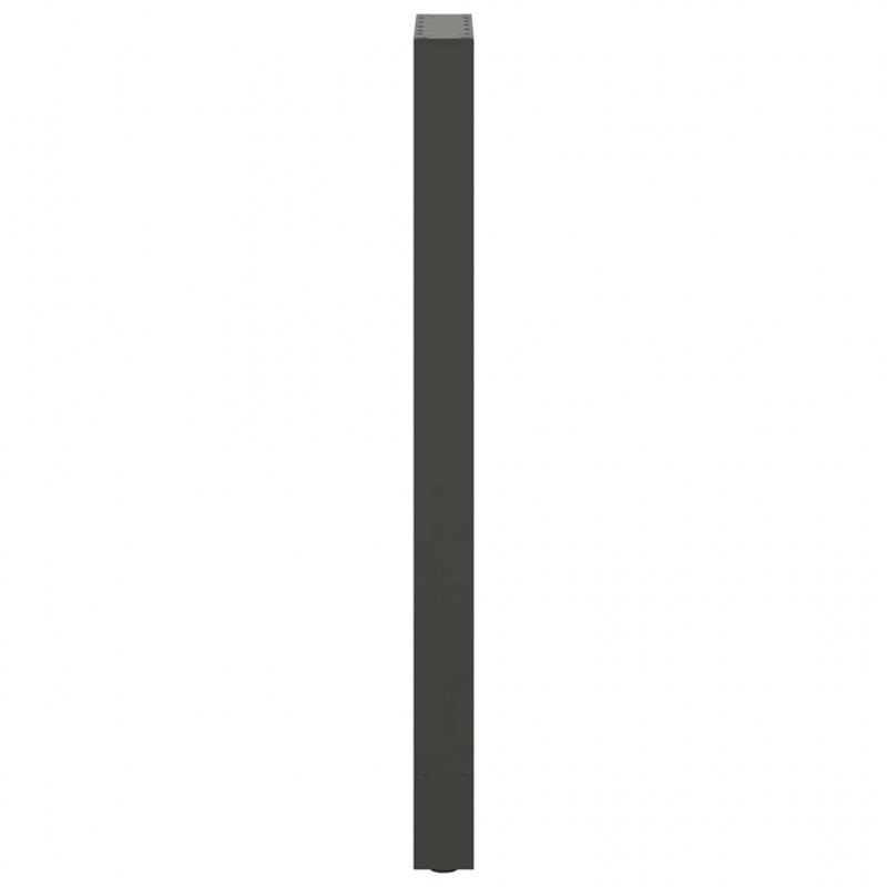 Nogi do stołu barowego Antracyt 2 szt. 50x(110-111) cm Stal