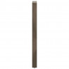 Nogi do stołu barowego Naturalna stal 2 szt. 50x(110-111) cm Stal