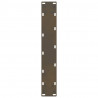 Nogi do stołu barowego Naturalna stal 2 szt. 50x(110-111) cm Stal