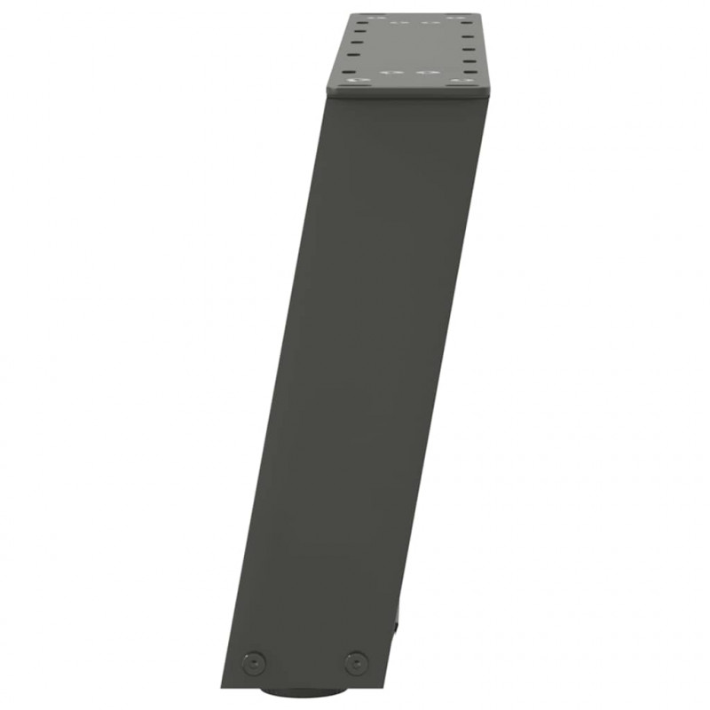 Nogi do stolika kawowego w kształcie litery U 2 szt. Antracyt 50x(30-31) cm Stal