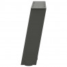 Nogi do stolika kawowego w kształcie litery U 2 szt. Antracyt 50x(30-31) cm Stal