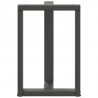 Nogi do stołu jadalnego w kształcie litery T 2 szt. Antracyt 50x35x(72-73) cm Stal