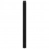 Nogi do stołu barowego czarne 2 szt. 60x(110-111) cm stal