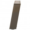 Nogi do stolika kawowego w kształcie litery U 2 szt. Naturalna stal 50x(30-31) cm Stal