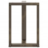 Nogi do stołu jadalnego w kształcie litery T 2 szt. Czarne 50x35x(72-73) cm Stal