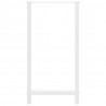 Nogi do stołu barowego białe 2 szt. 60x(110-111) cm stal