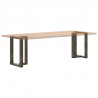Nogi do stołu jadalnego w kształcie litery T 2 szt. Czarne 50x35x(72-73) cm Stal