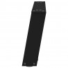 Nogi do stolika kawowego w kształcie litery U 2 szt. Czarne 60x(30-31) cm Stal