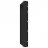 Nogi do stolika kawowego w kształcie litery U 2 szt. Czarne 60x(30-31) cm Stal