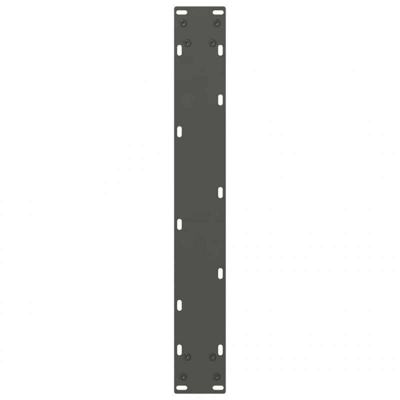 Nogi do stołu barowego Antracyt 2 szt. 60x(110-111) cm Stal