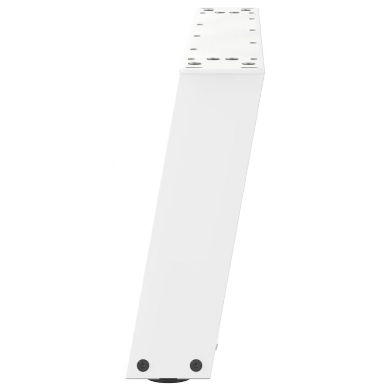 Nogi do stolika kawowego w kształcie litery U 2 szt. Białe 60x(30-31) cm Stal
