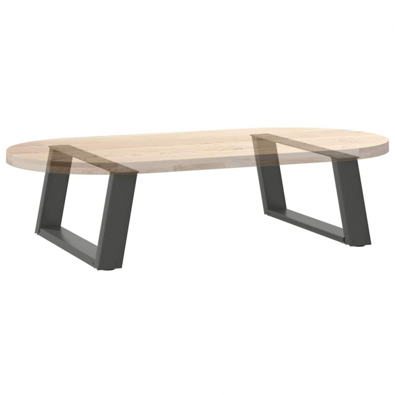 Nogi do stolika kawowego w kształcie litery U 2 szt. Antracyt 60x(30-31) cm Stal