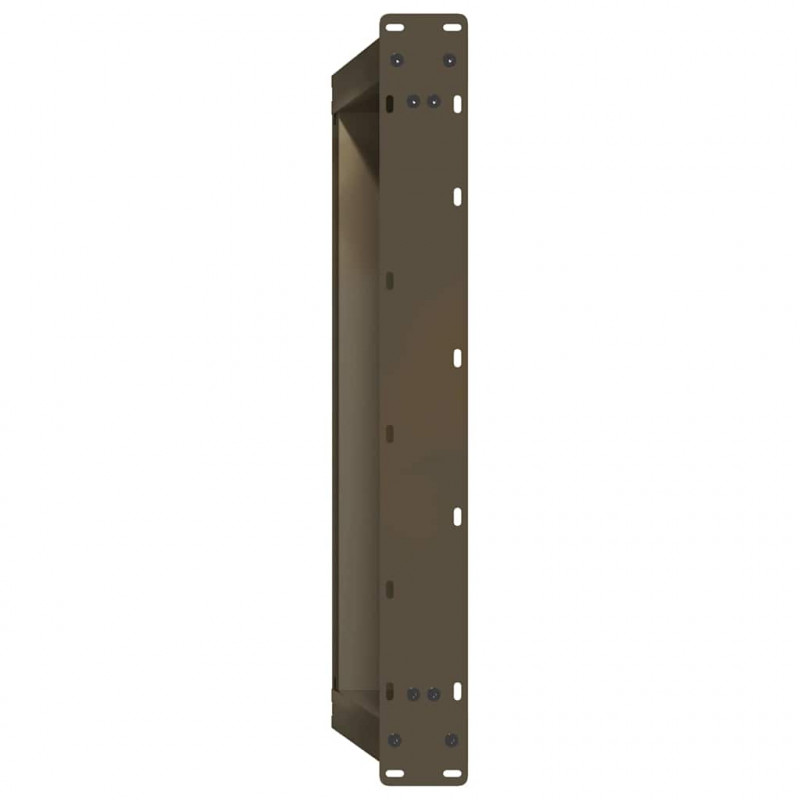 Nogi do stolika kawowego w kształcie litery U 2 szt. Naturalna stal 60x(30-31) cm Stal