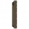 Nogi do stolika kawowego w kształcie litery U 2 szt. Naturalna stal 60x(30-31) cm Stal