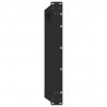 Nogi do stolika kawowego w kształcie litery U 2 szt. Czarne 70x(30-31) cm Stal